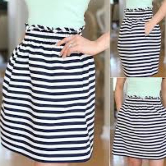 J. Crew Stripe City Mini Skirt - Picture 3 of 4