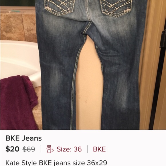 3 pair bundle of BKE jeans