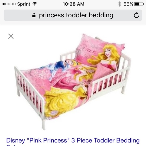 LOOKING for toddler princess bedding