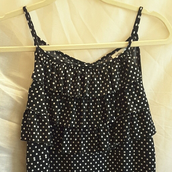 * SOLD * Sweet Storm polka dotted dress - Picture 4 of 4