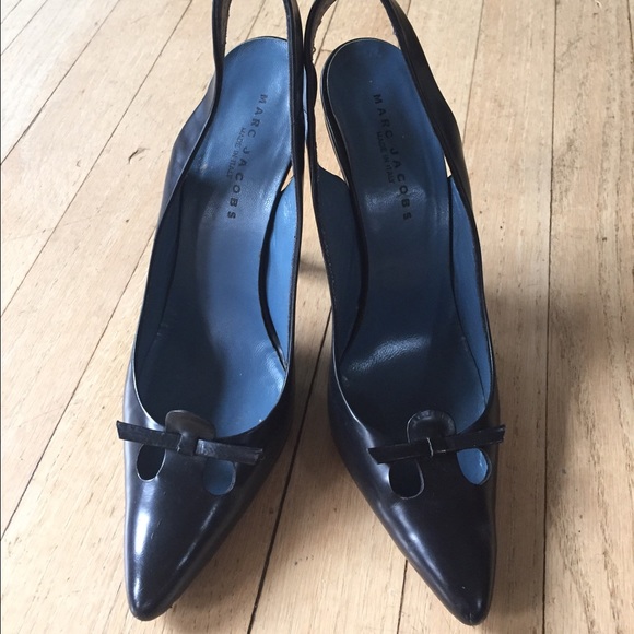 Marc Jacobs Vintage black sling backs - Picture 1 of 4