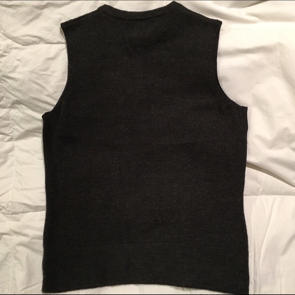 🦋 100% MERINO WOOL Sleeveless Sweater Tank Top - Picture 4 of 4