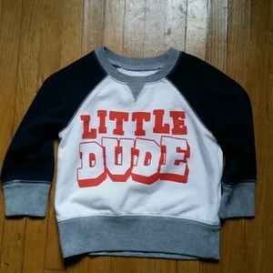 Little Dude Children's Place crew neck
