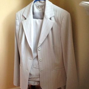 Two piece pants suit