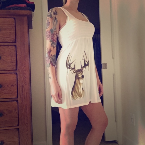 Sporty Girl Deer Dress NWOT