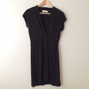 Crossover Black Dress