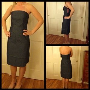 Merona denim strapless dress