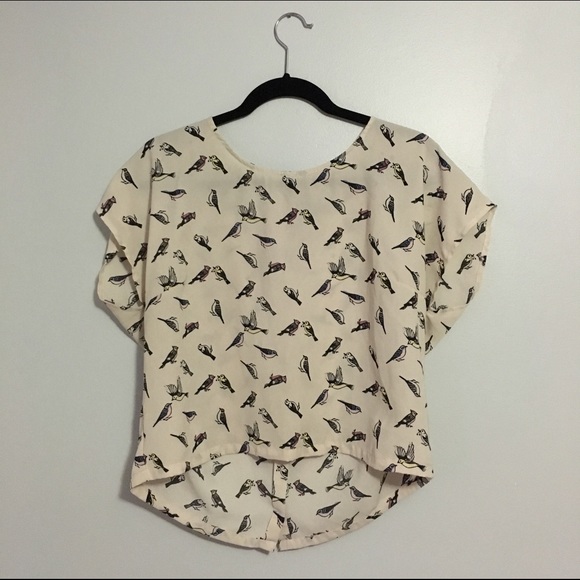 Divided by H&M Sketched Birds, Size 10