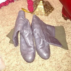 Grey Steve Madden Boots