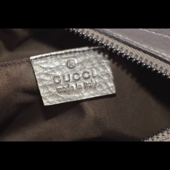 SOLD!!! NEW silver leather soho tassel Gucci Bag - Picture 4 of 4