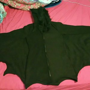 Bat zip up hoodie