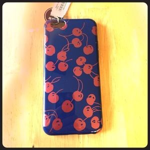 J. Crew iphone 6 Case - Navy with Cherries