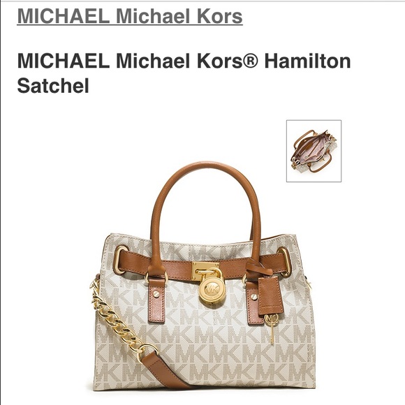 Micheal kors Hamilton satchel