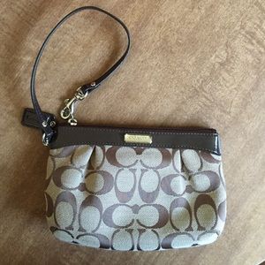 Coach Signature Wristlet