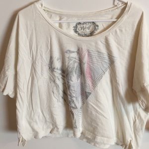 graphic crop top from o'neill.