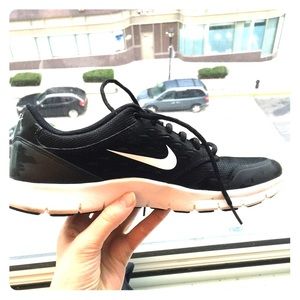 Black Nike sneakers