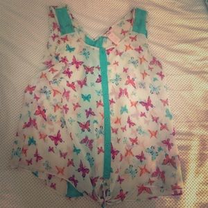 Butterfly tank / cover up