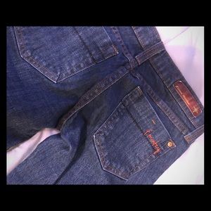 Flying Monkey dark denim Flares (size 1)