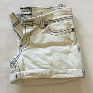 White BKE Jean shorts
