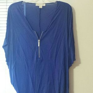 Michael Kors half zip shirt