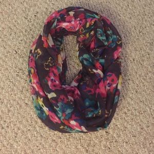 Floral infinity scarf