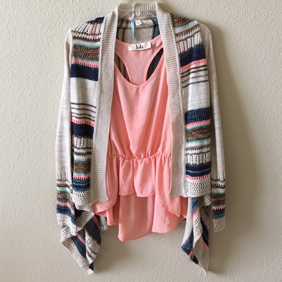 BRAND NEW Colorful Sweater Cardigan