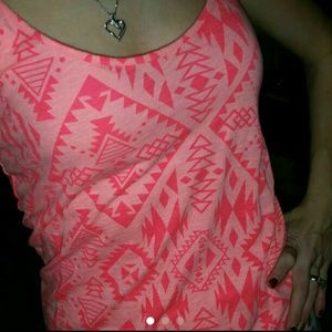 Pink XS Aztec Print