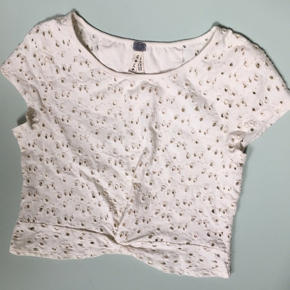 ✨FREE TOTE✨Lacey Free People Crop-Top - Picture 2 of 4