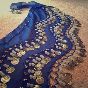 Blue Decorative Skirt