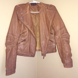 Leather jacket