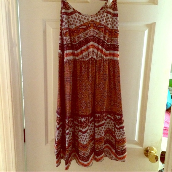 Multi Print Flowy + Short Sun Dress - Picture 1 of 2