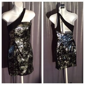 Black and silver sequin - Jessica McClintock