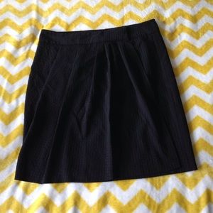 Pleated Black Wrap Gap Skirt