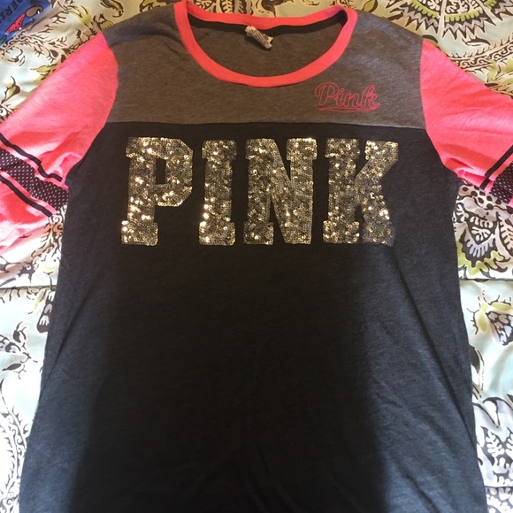 Pink ball park tee