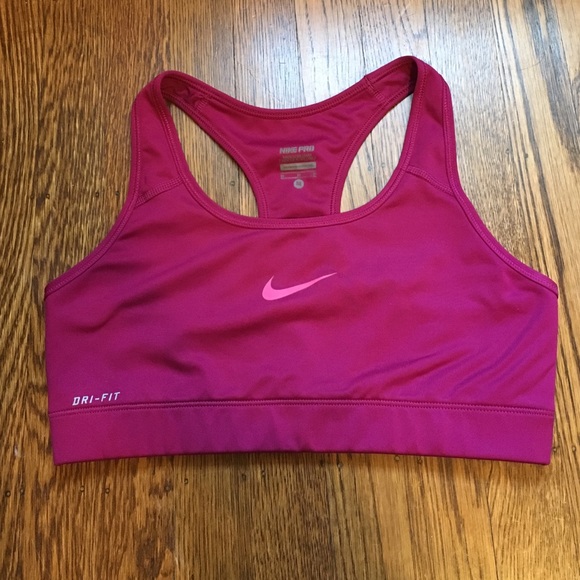 Nike Other - Nike pro dri fit sports bra in magenta and pink