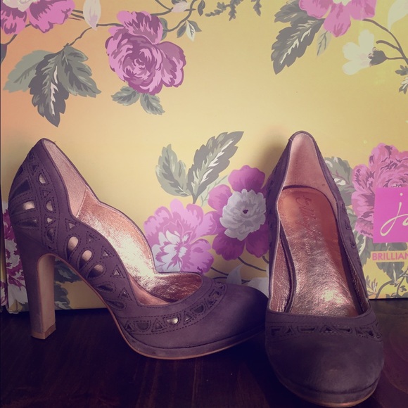 Miss Albright specialty leather heels .