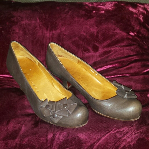 Chie Mihara Brown Leather Shoes Size 38