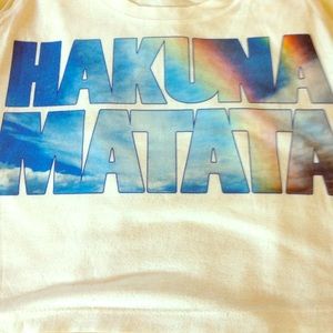 Hakuna Matata crop top