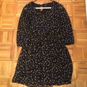 Black Floral Dress