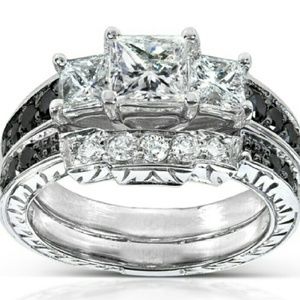 White gold plated....