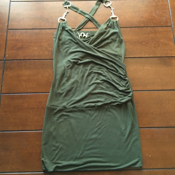 Beautiful olive Green Party dress