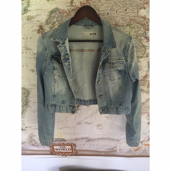 Topshop Jackets & Blazers - Topshop denim Moto jacket