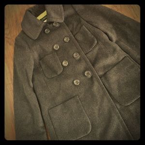 Charcoal JCrew Wool Coat