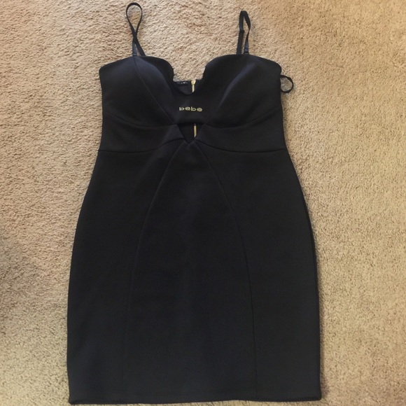 Black bebe dress