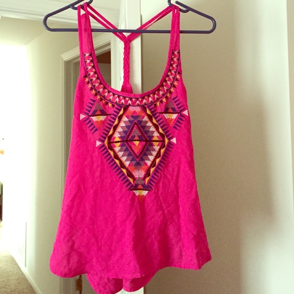 Pink tank (size L)