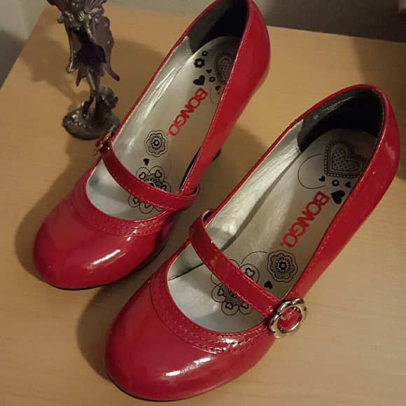 Red Mary Jane  shoes