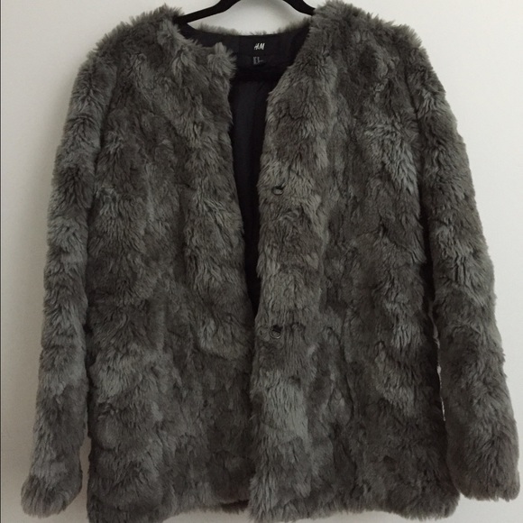 H&M Faux Fur Coat