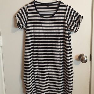 black&awhile striped t-shirt dress from cotton on.