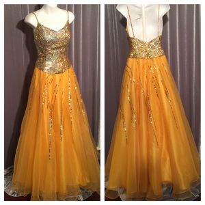 Gold - Tiffany  dress