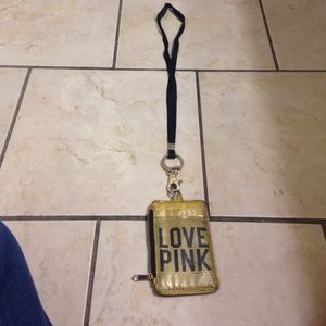 PINK Gold Lanyard